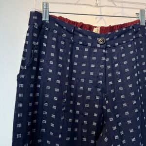 Bridge & Burn NWT indigo ikat kasuri pants - size L